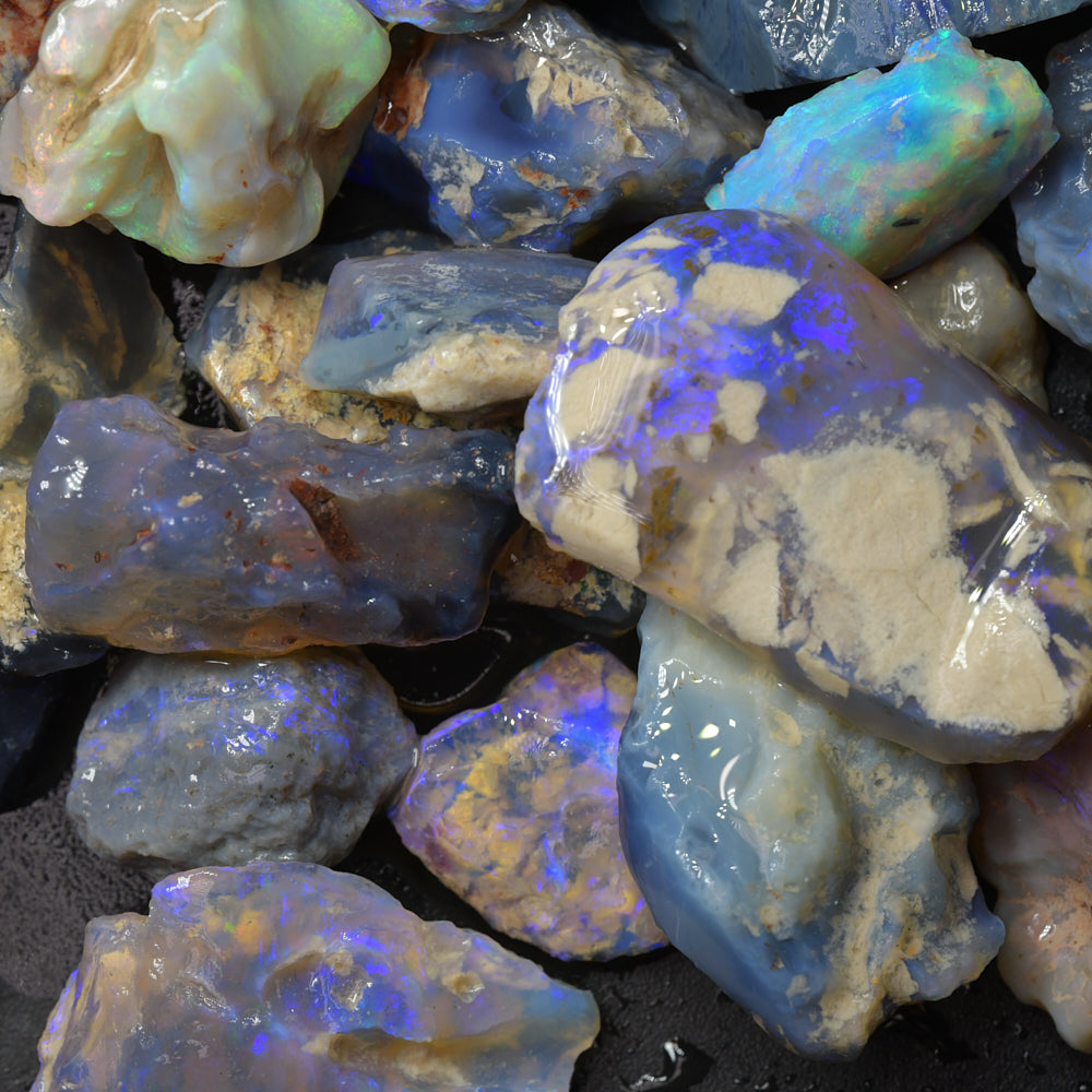 500 cts Lightning Ridge Rough Opal Parcel - Nobby