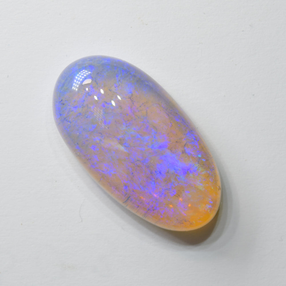 9.31 cts Dark Opal cut, not set (Lightning Ridge)