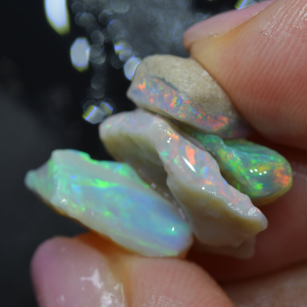 35.3 cts Lightning Ridge Rough Opal Parcel