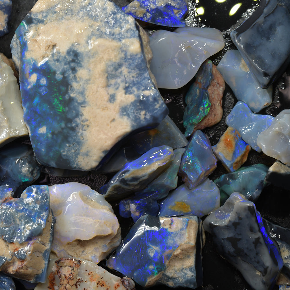 black opal rough parcel uncut