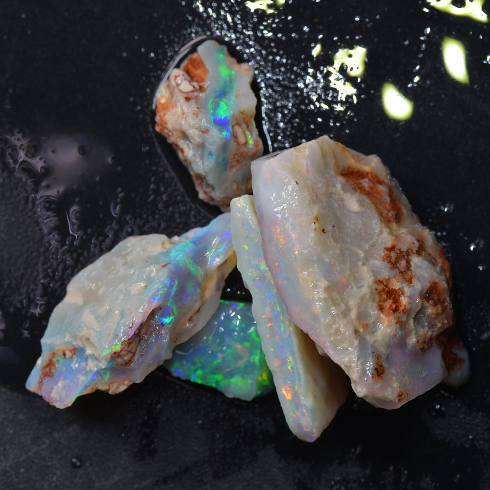 29.0 cts Lightning Ridge Rough Opal Parcel