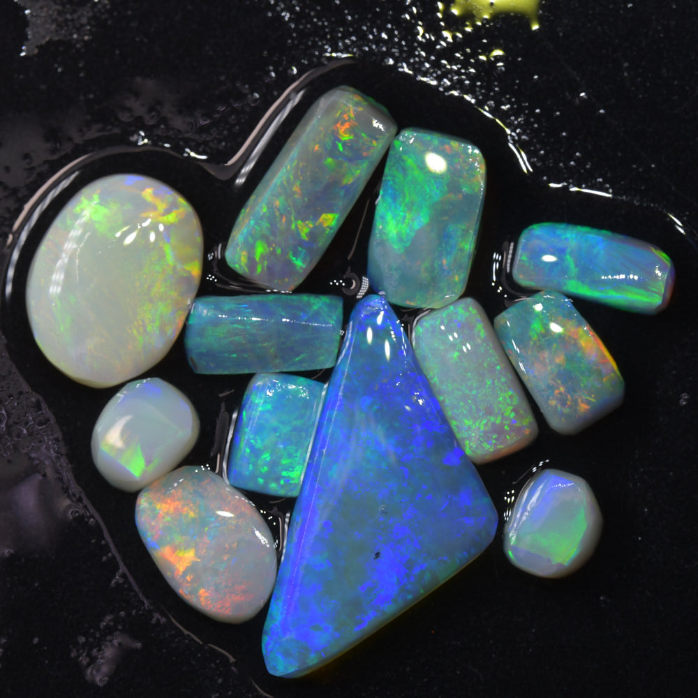 Rough Opal Parcel Lightning Ridge Rubs