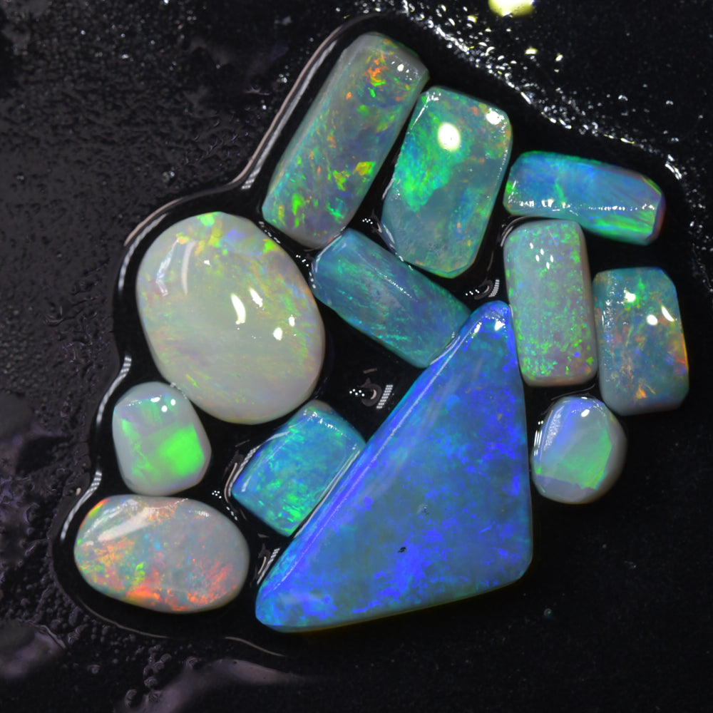 11.6 cts Rough Opal Parcel Lightning Ridge Rubs