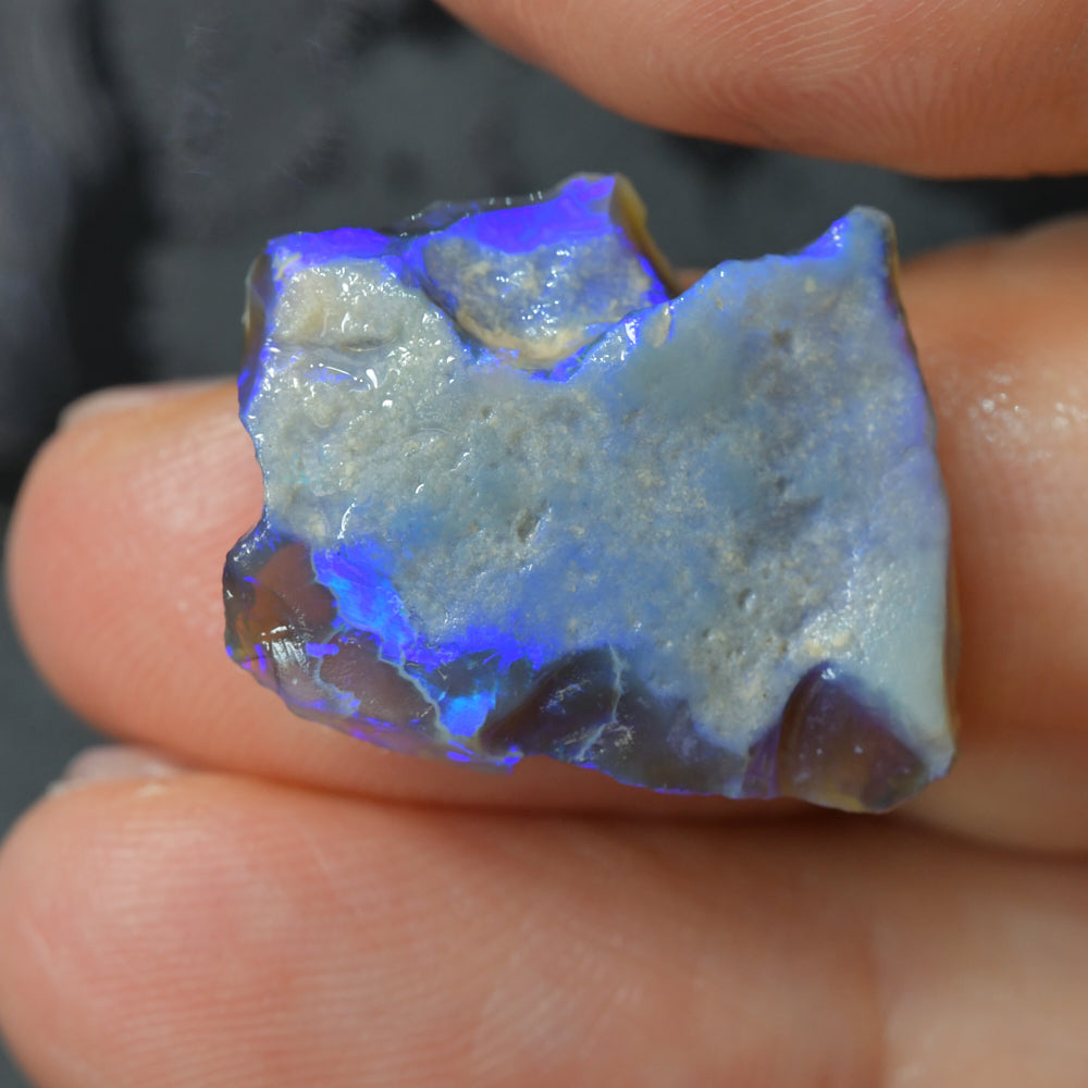 12.0 cts Rough Black Opal Lightning Ridge