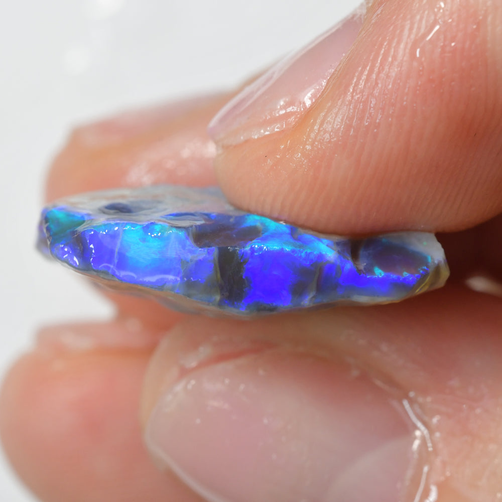 12.0 cts Rough Black Opal Lightning Ridge