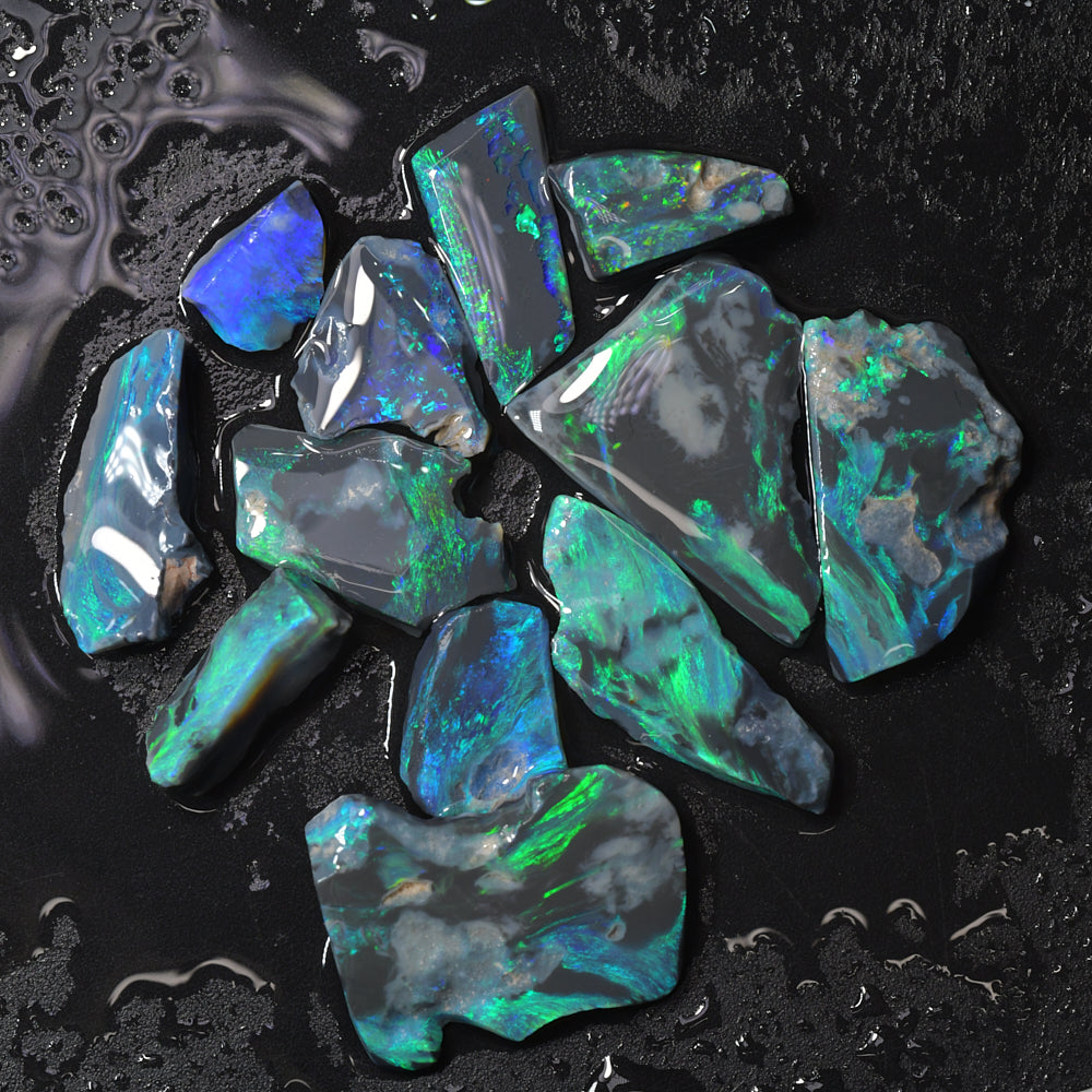 Black Opal Rough