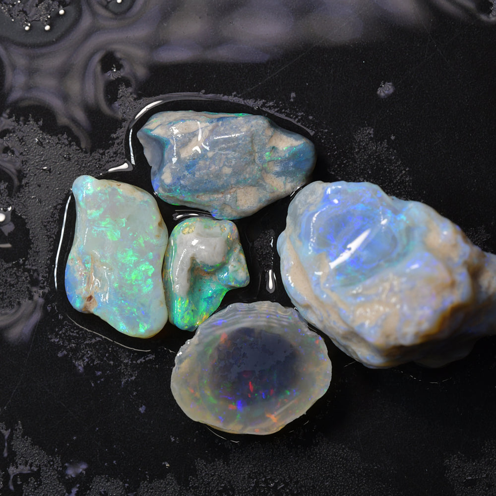 44.8 cts Lightning Ridge Rough Opal Parcel