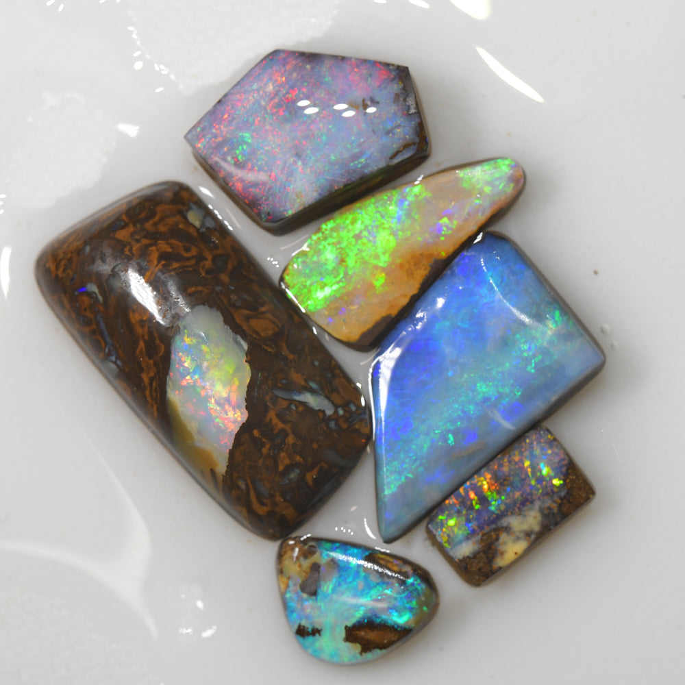 Boulder Opal Rough Parcel Rubs