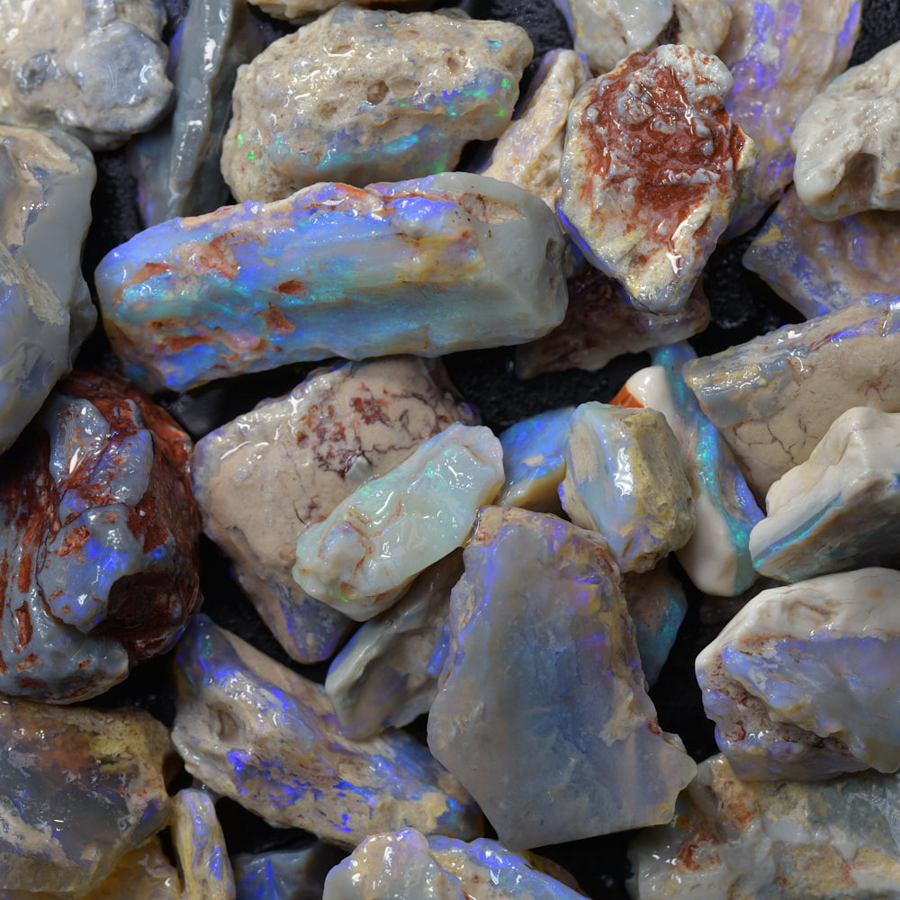 350 cts Rough Opal Lightning Ridge -Fossils