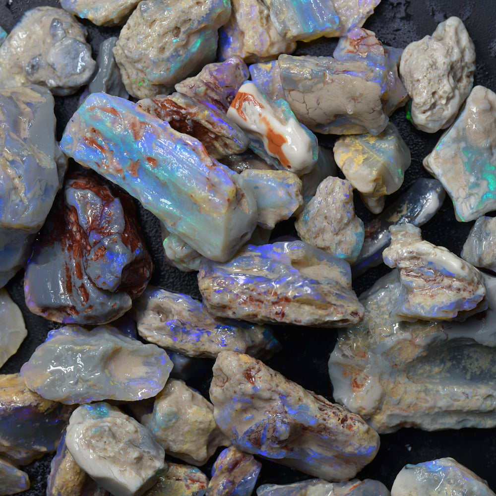 350 cts Rough Opal Lightning Ridge -Fossils