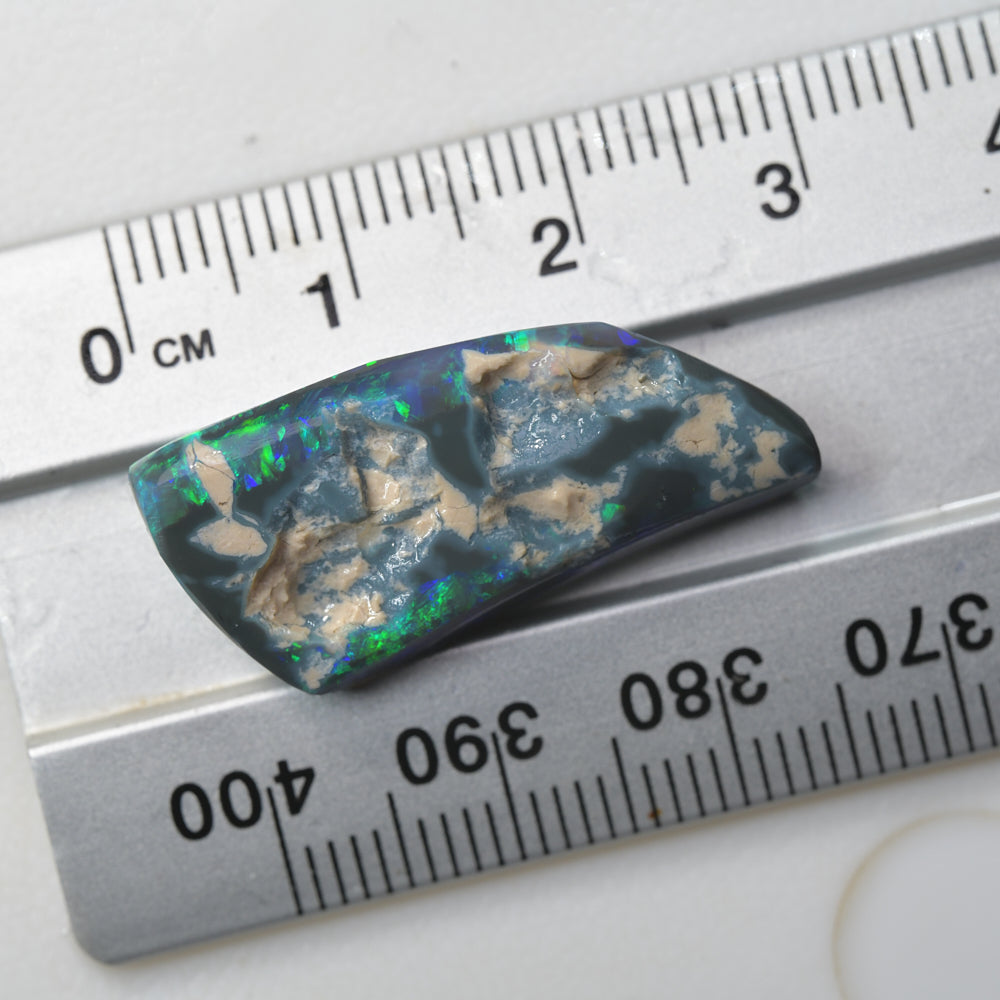 14.38 cts Rough Black Opal Lightning Ridge