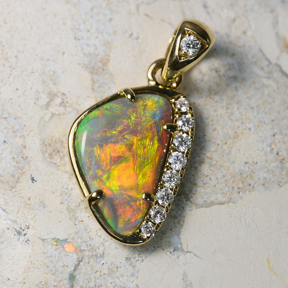 opal pendant
