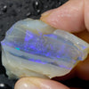 141 cts Australian Rough Opal Lightning Ridge -Purple