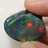 50.6 cts Black Rough Opal Lightning Ridge Rub