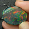 50.6 cts Black Rough Opal Lightning Ridge Rub