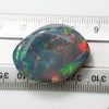 50.6 cts Black Rough Opal Lightning Ridge Rub