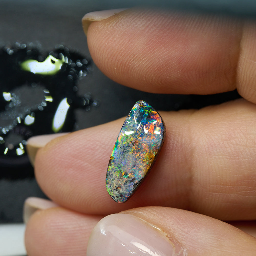 3.34 cts Boulder Opal Cut Stone
