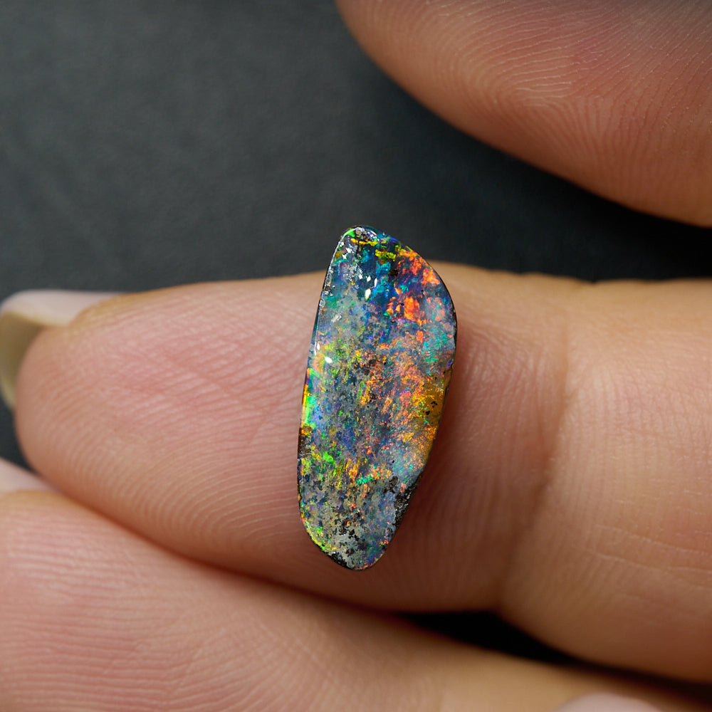 3.34 cts Boulder Opal Cut Stone