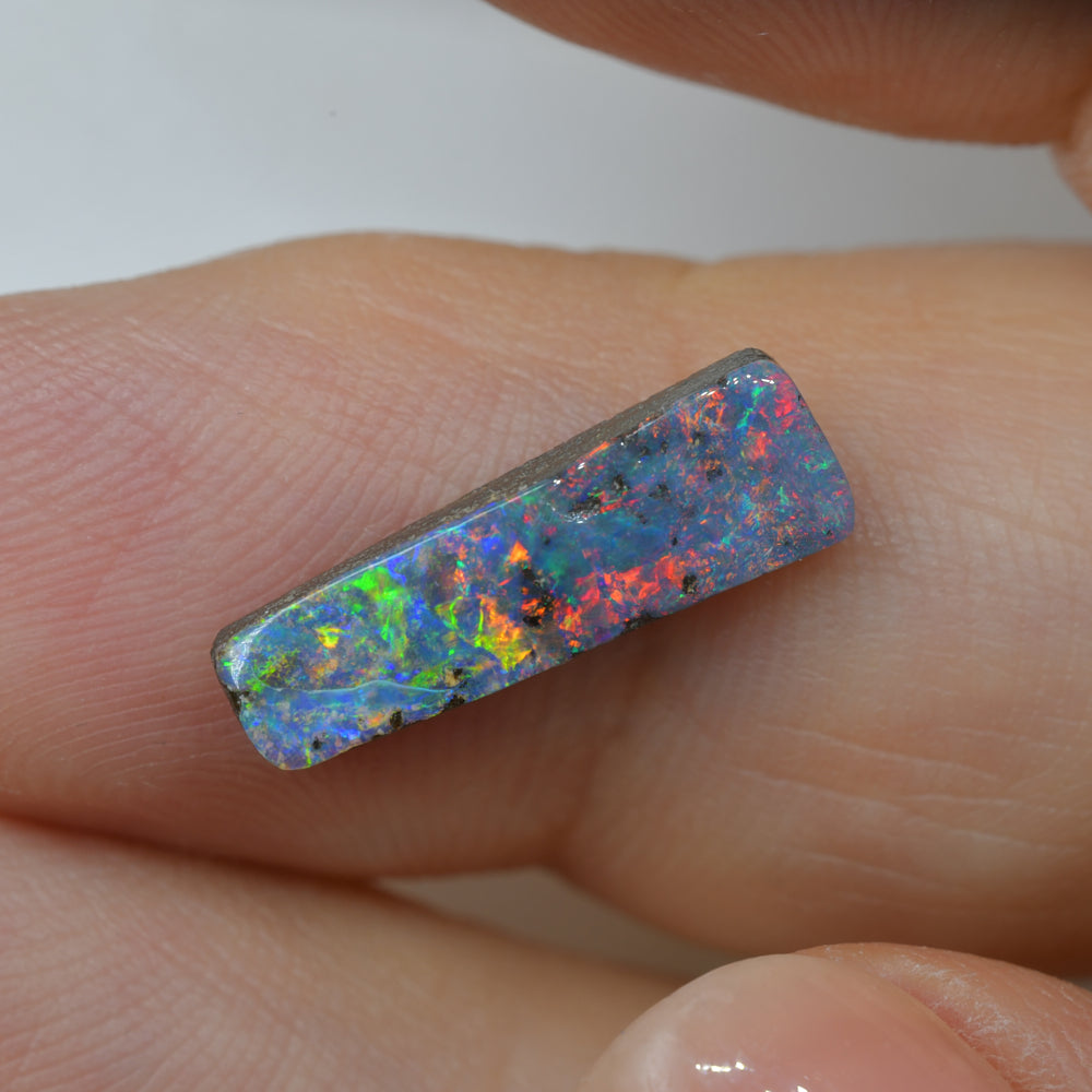 Natural ironstone boulder opal polished loose gem