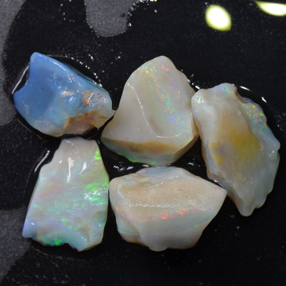 28.0 cts Lightning Ridge Rough Opal Parcel