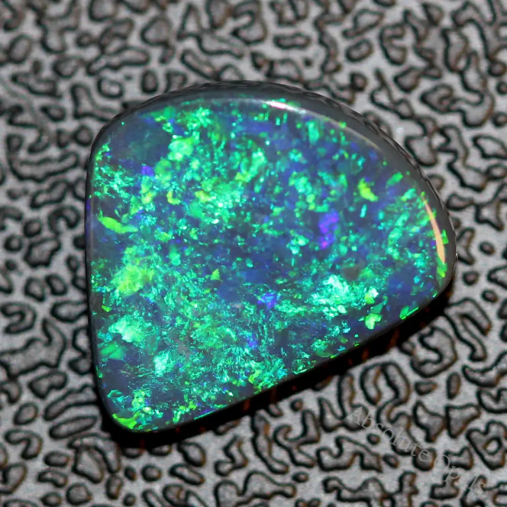 Australian Black Opal Lightning Ridge Solid Stone 2.74 Cts