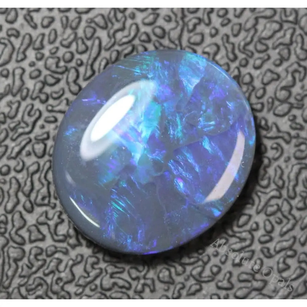 Australian Black Opal Lightning Ridge Solid Stone Cabochon 4.17 Cts Semi