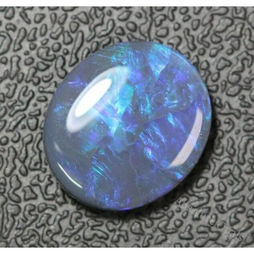 Australian Black Opal Lightning Ridge Solid Stone Cabochon 4.17 Cts Semi