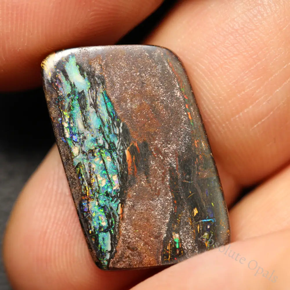 Australian Boulder Opal Cut Loose Stone 10.98 Cts