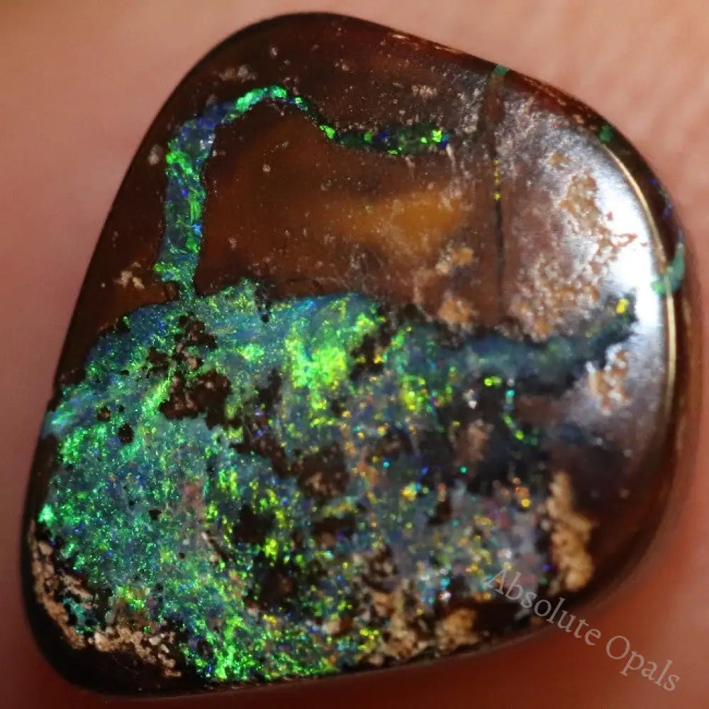 Australian Boulder Opal Cut Loose Stone 3.20 Cts