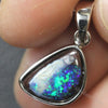 Australian Boulder Opal Pendant Sterling Silver L22.2Mm 1.94Gr Jewellery