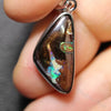 Australian Boulder Opal Pendant Sterling Silver L29.2 Mm 2.5 G Jewellery