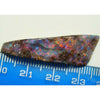 Australian Boulder Opal – Red Multi Color Fire Solid Cut 24.1Ct 38.7Mm Boulder Opal