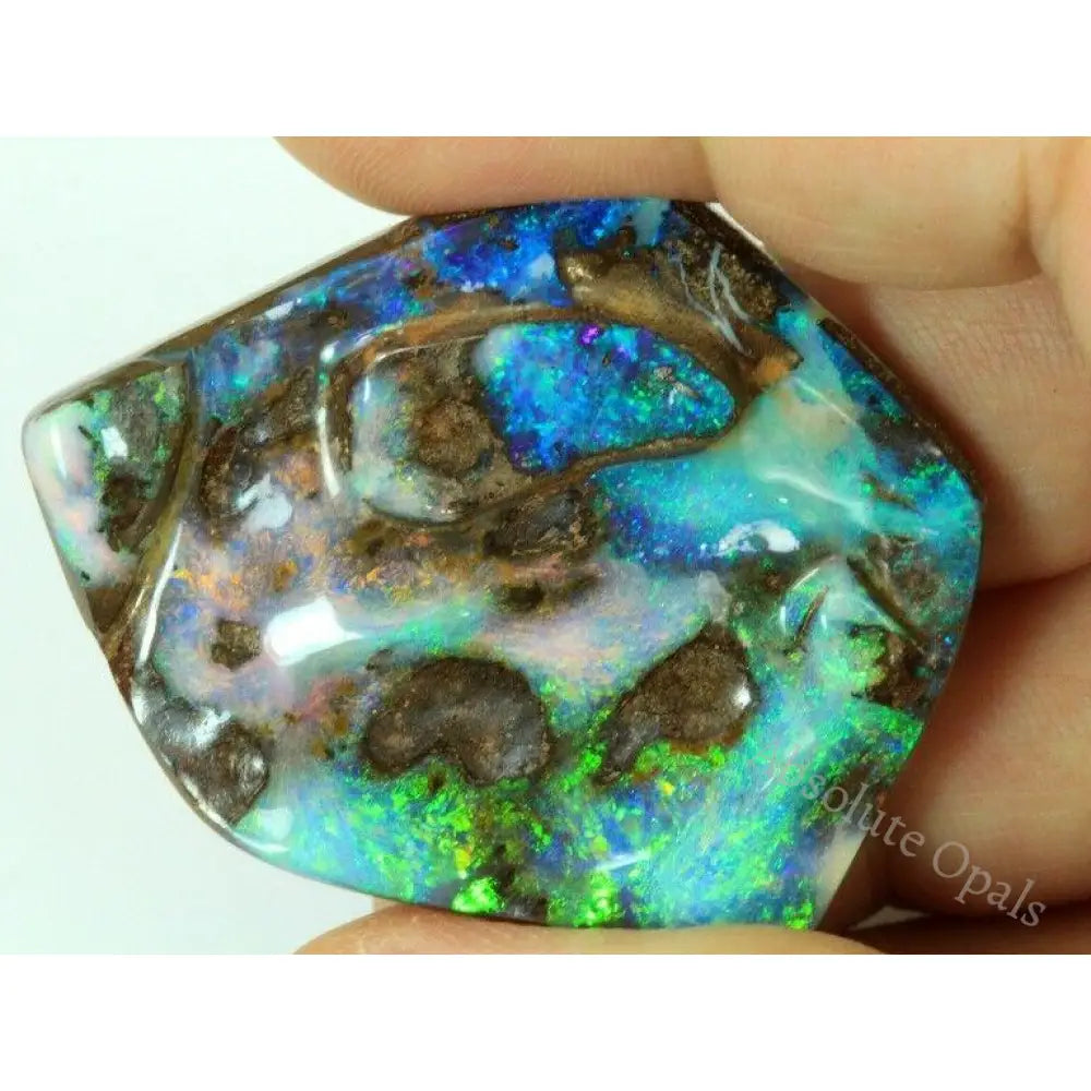 AUSTRALIAN BOULDER OPAL SOLID STONE NATURAL CUT CARVING cts