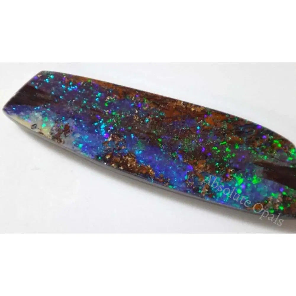 Australian Boulder Opals Solid Natural Blue/Green Gem Cut 21.5 Ct Boulder Opal