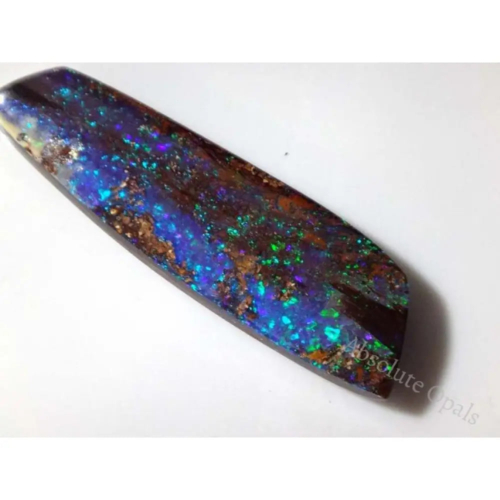 Australian Boulder Opals Solid Natural Blue/Green Gem Cut 21.5 Ct Boulder Opal