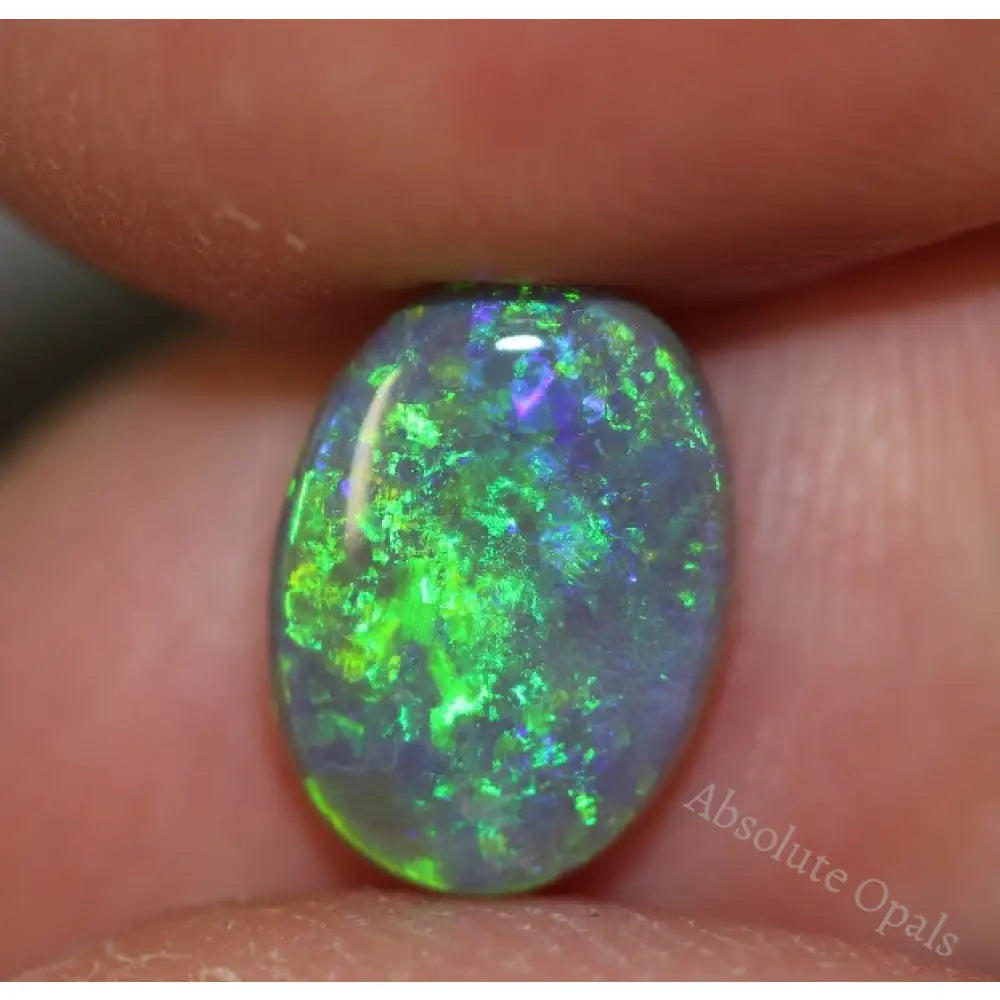 Australian Lightning Ridge Semi- Black Opal 1.93 Cts Semi Black Opal