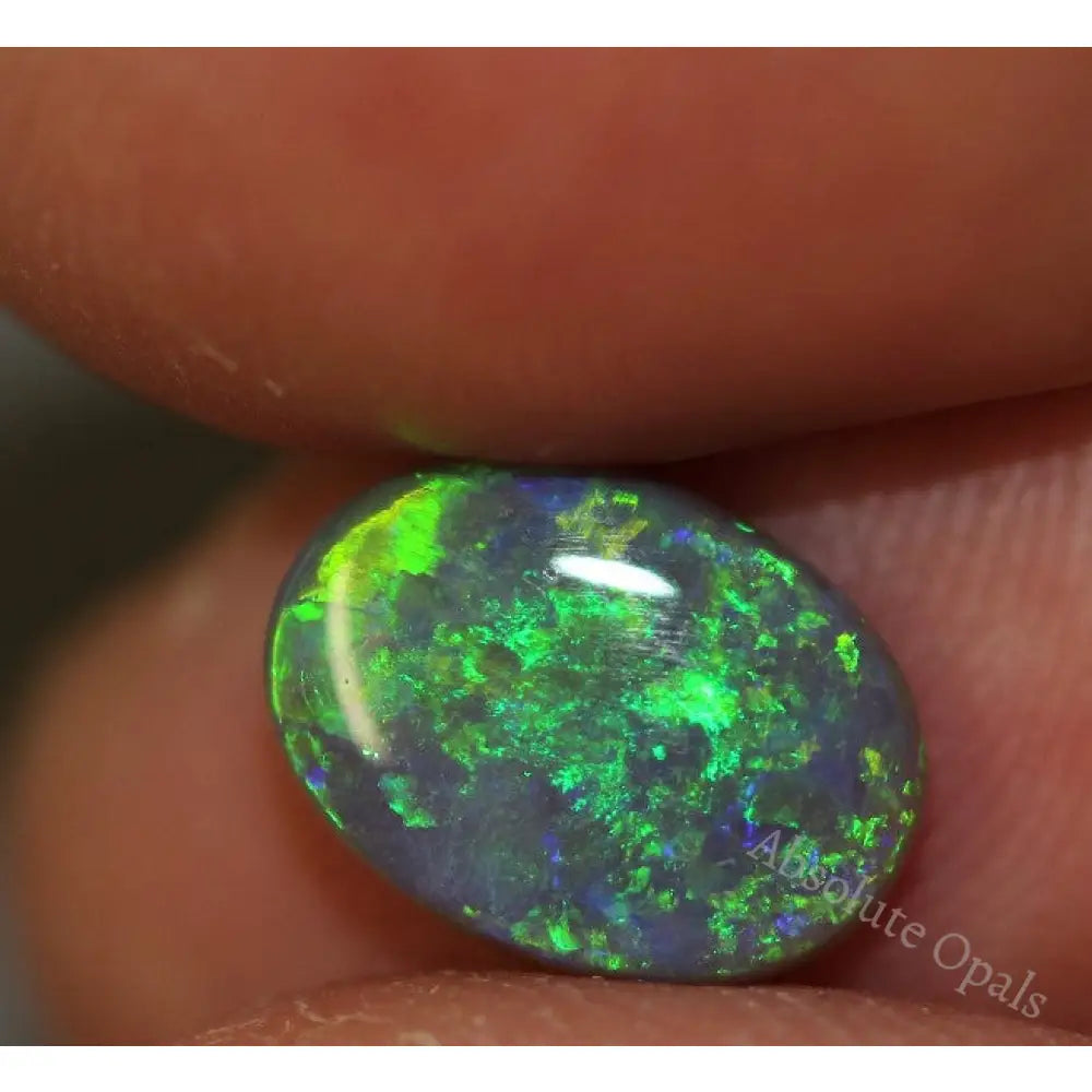 Australian Lightning Ridge Semi- Black Opal 1.93 Cts Semi Black Opal