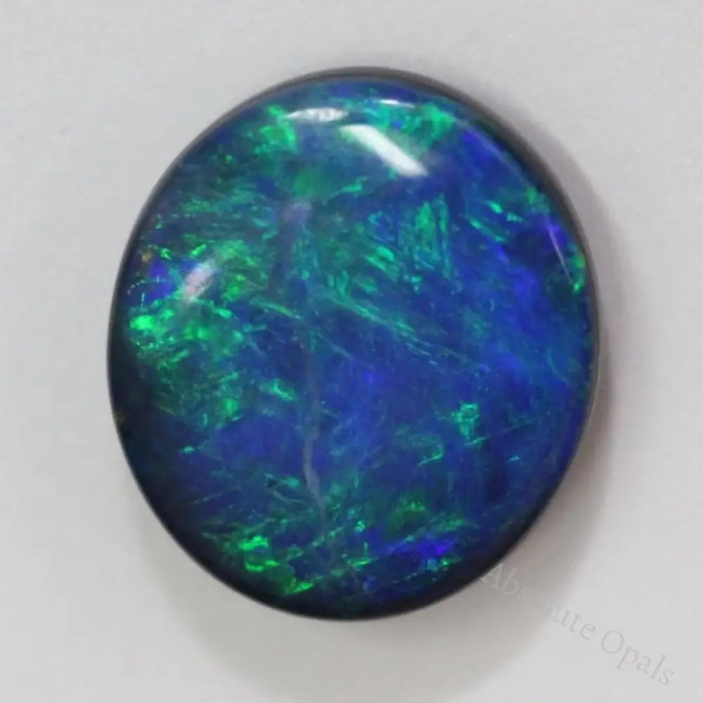 Australian Opal Doublet Lightning Ridge Stone Cabochon 3.93 Cts