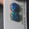 Australian Opal Doublet Stone 2Pcs 2.56 Cts 9X7