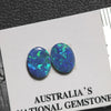 Australian Opal Doublet Stone Cabochon 2Pcs 2.56 Cts