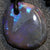 Australian Opal Lightning Ridge Drilled Greek Leather Mounted Pendant Necklace 15.25 Cts Jewellery