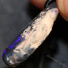 Australian Opal Lightning Ridge Drilled Greek Leather Mounted Pendant Necklace 16.15 Cts Jewellery