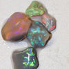 Australian Solid Semi-Black Opal Rough Nobby Lightning Ridge Parcel 26.4 Cts