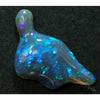 Black Opals Australian Lightning Ridge Solid Opal Carving 3.88 Cts + Vid Opal