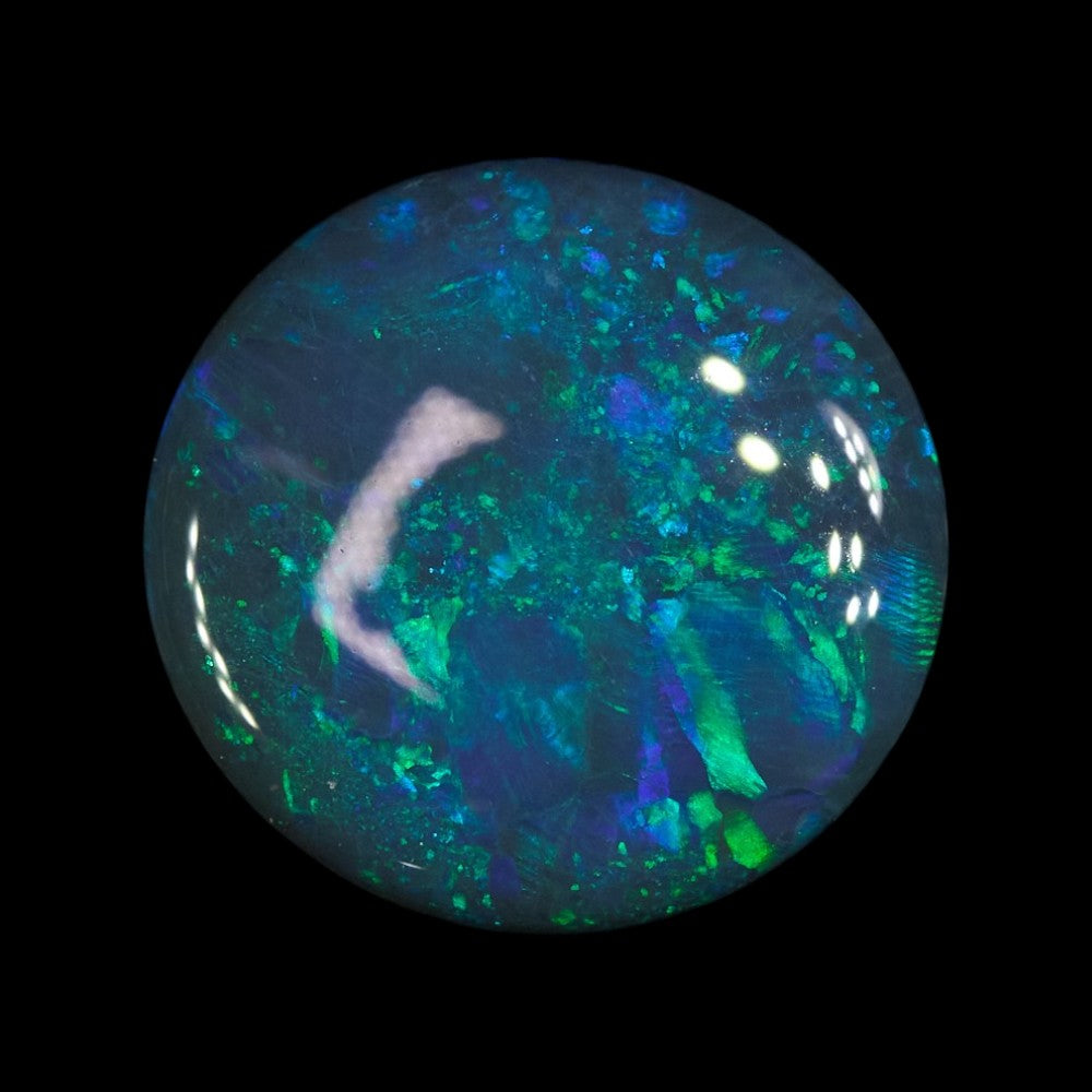 1.76 cts Black Opal Lightning Ridge Solid Stone
