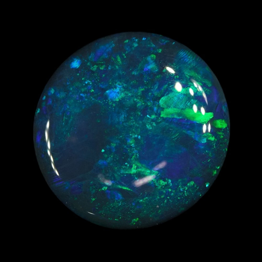 1.76 cts Black Opal Lightning Ridge Solid Stone