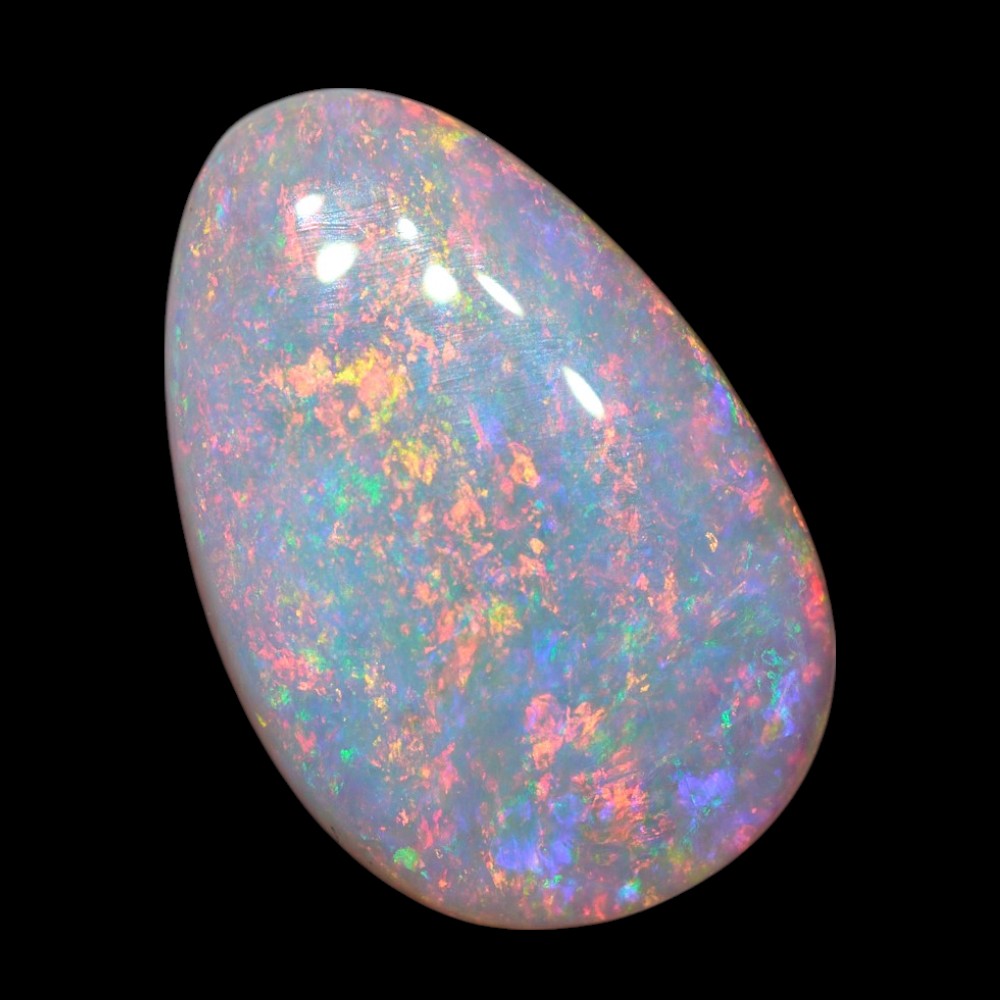 2.07 cts Dark Opal Lightning Ridge Solid Cut Stone