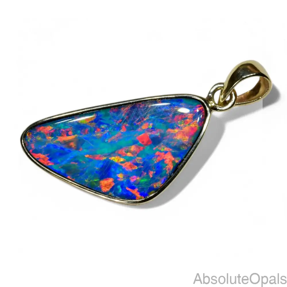 Doublet Opal Pendant 14K GOLD 1.98g  L28.3 mm