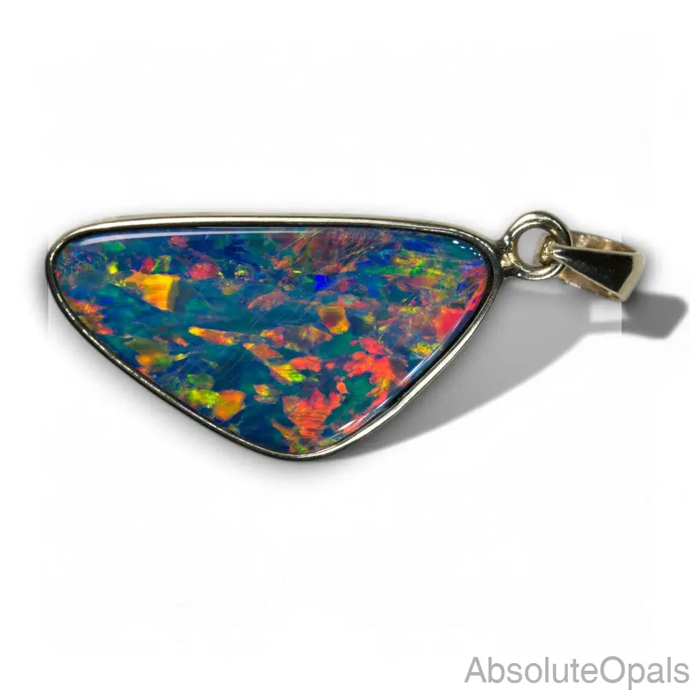 doublet opal pendant