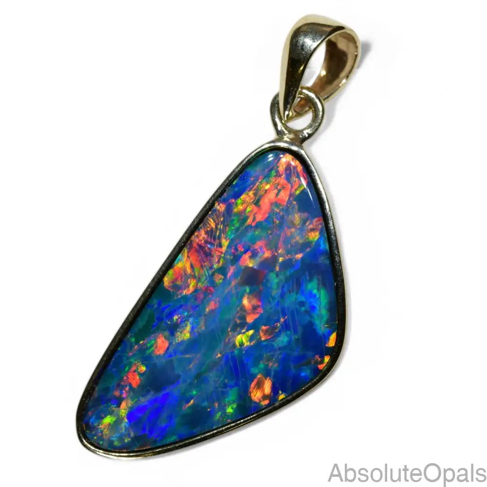 Doublet Opal Pendant 14K GOLD 